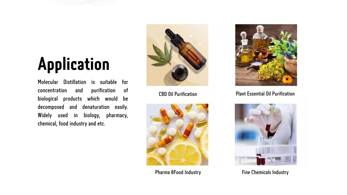 Glassware Molecular Distillation